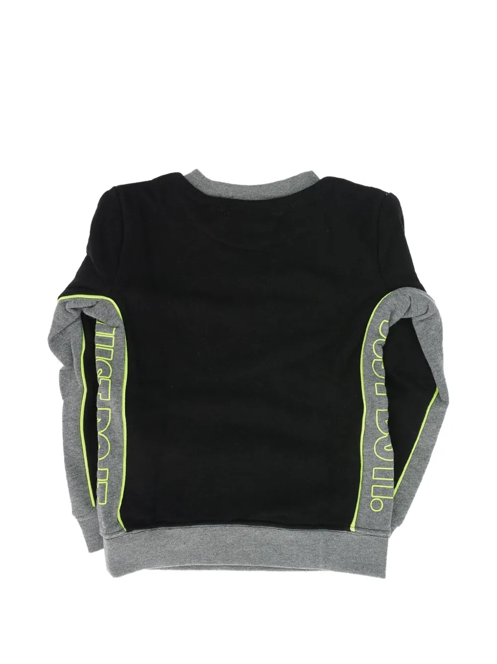 Nike Kids logo-print panelled sweatshirt Zwart