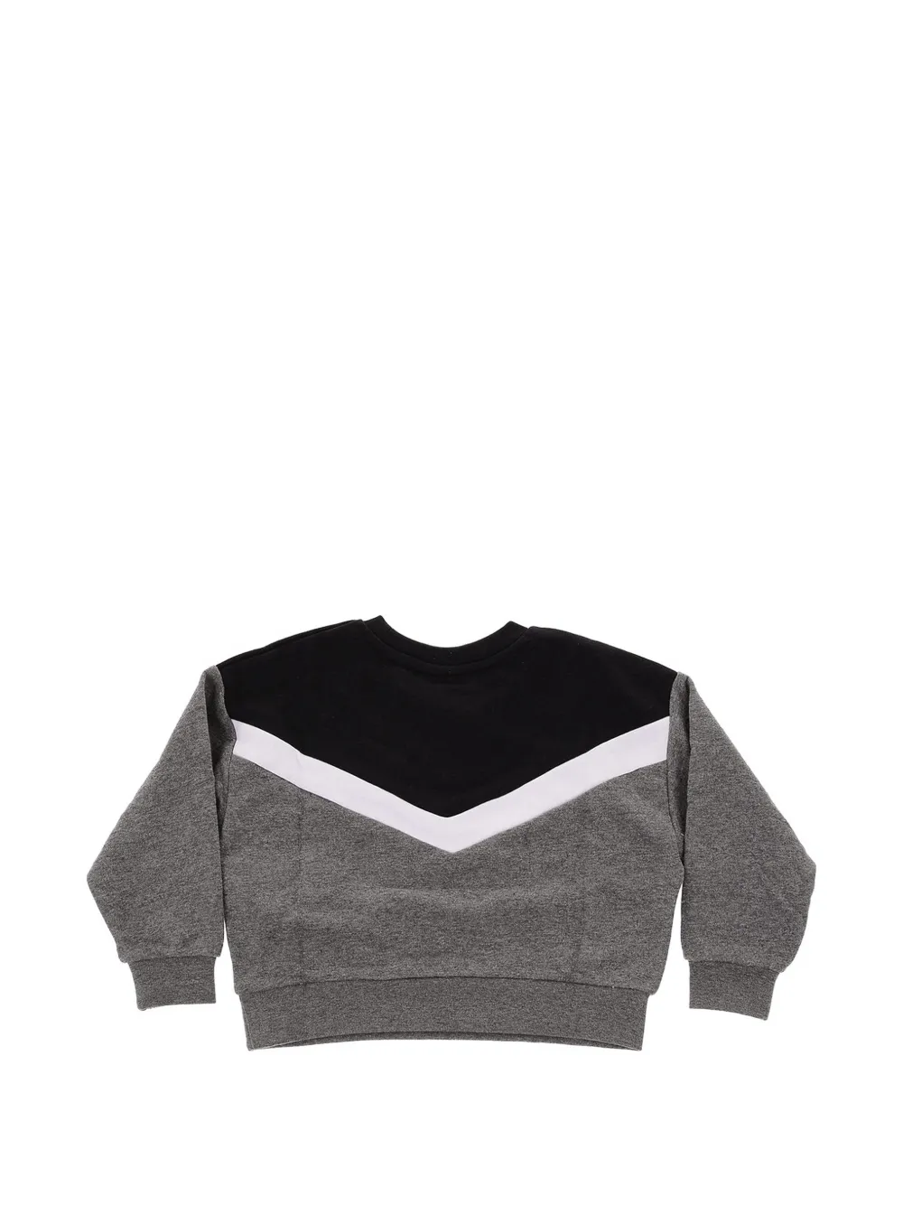 Nike Kids logo-print panelled sweatshirt Grijs