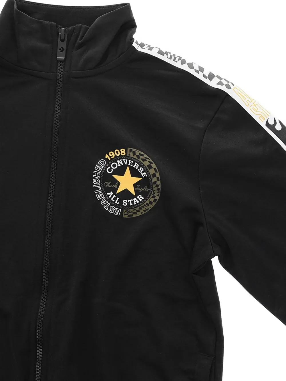 Converse Kids logo-print tracksuit Zwart