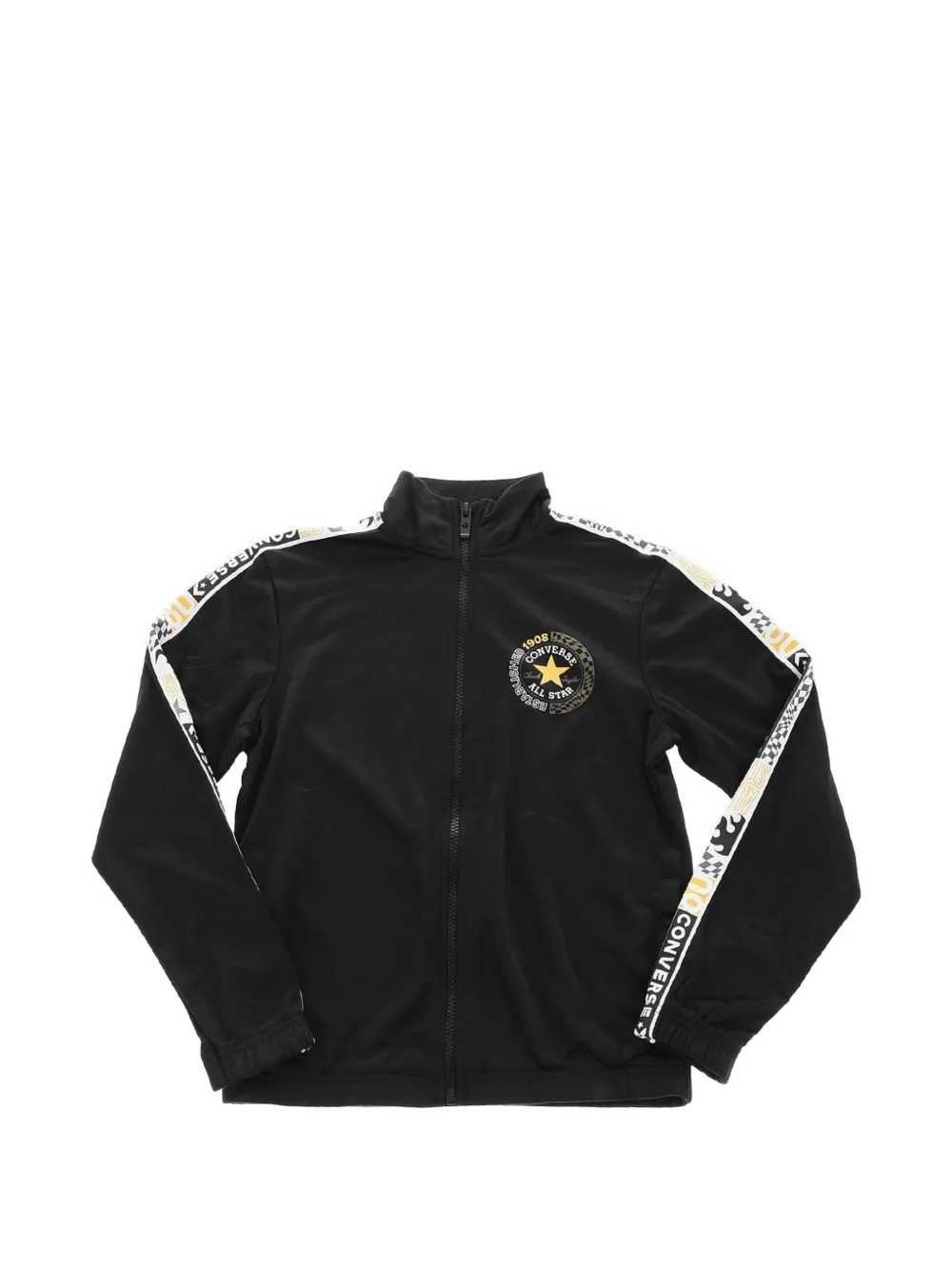 Converse Kids logo-print tracksuit Zwart