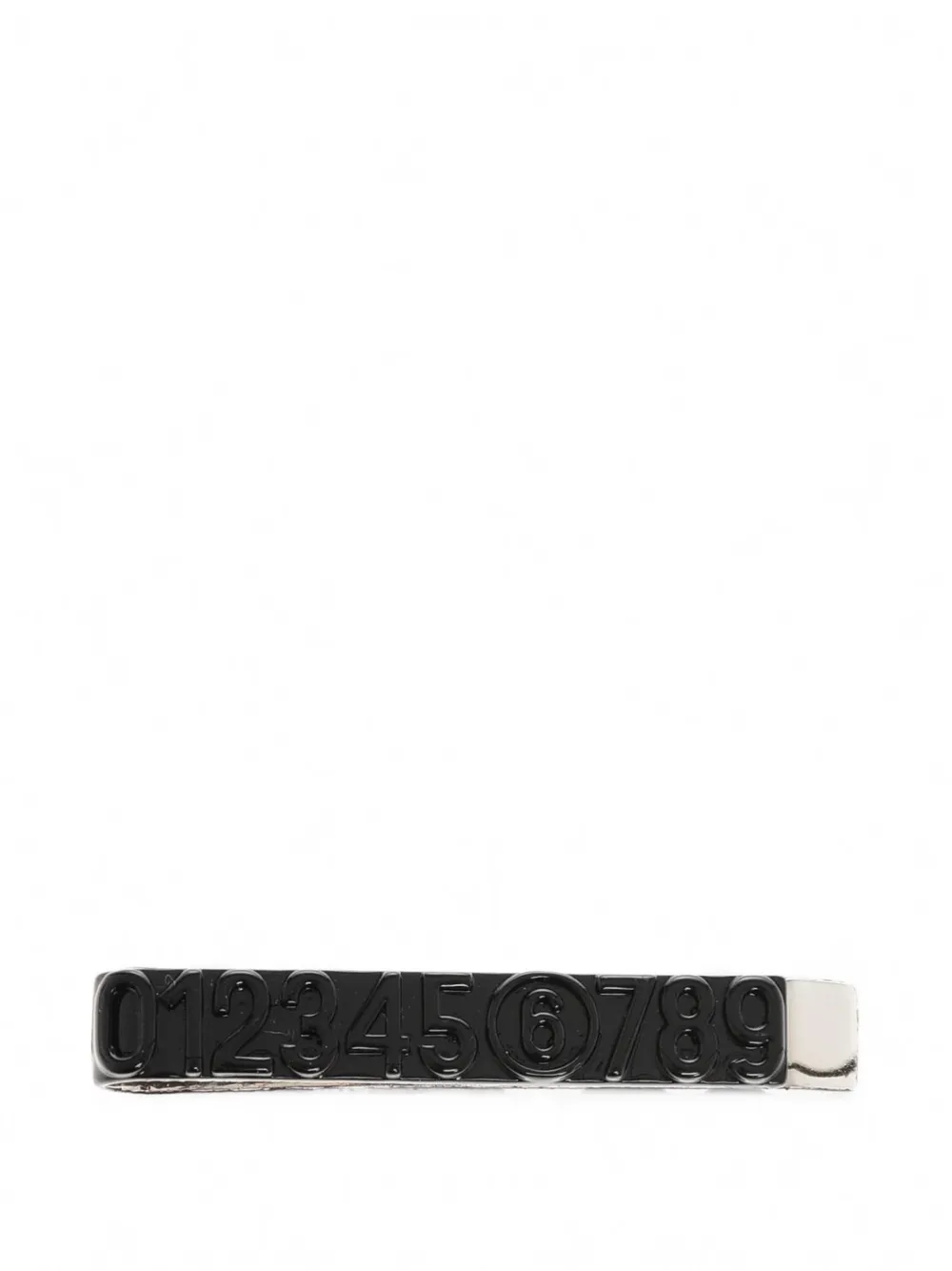 MM6 Maison Margiela numeric-logo tie clip · OS