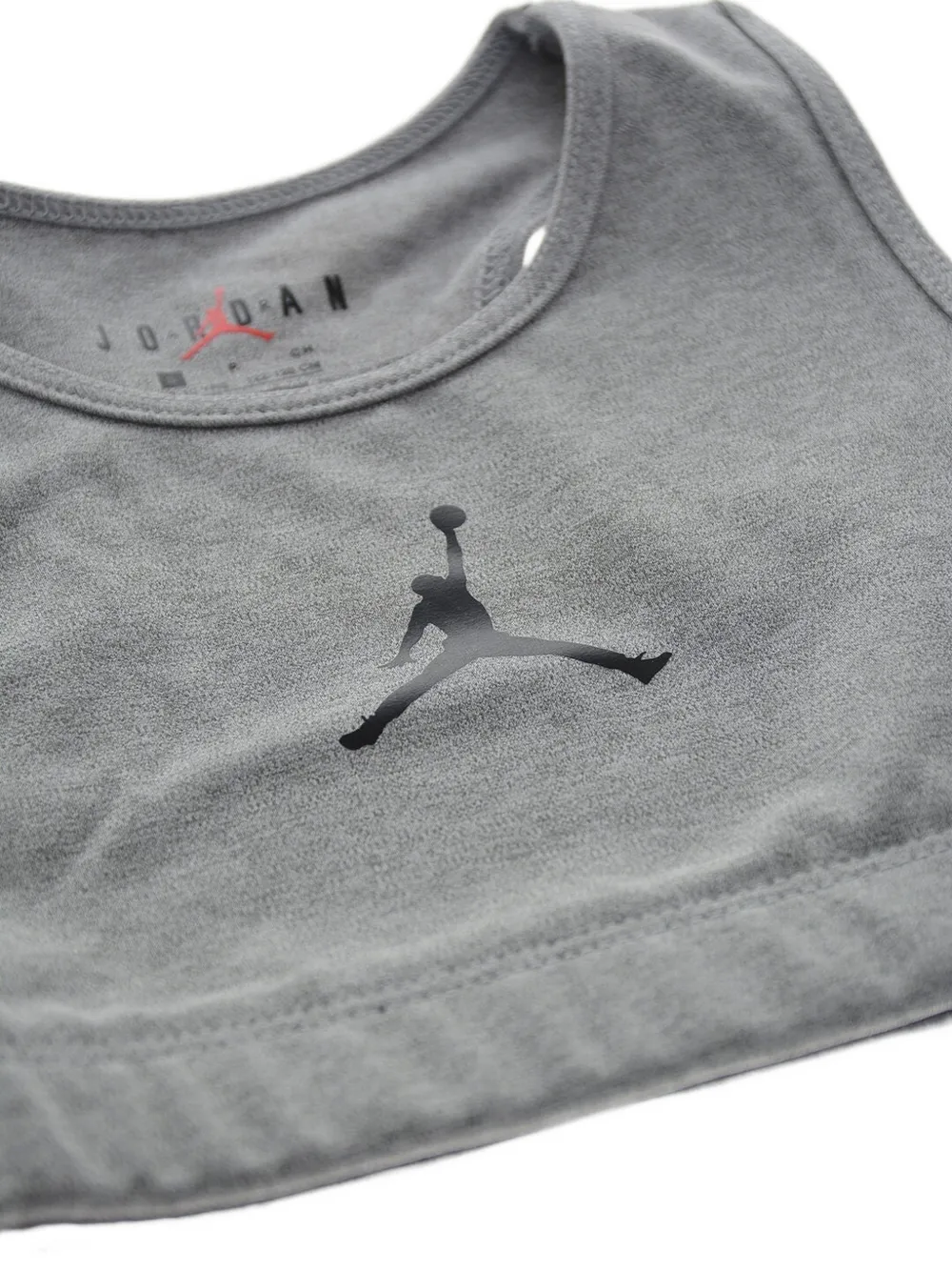 Nike Kids Air Jordan logo-print bra Grijs