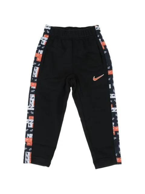 Nike Kids logo-print side-stripe track pants