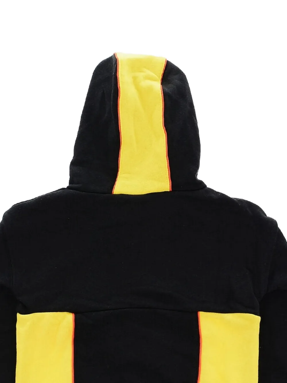 Nike Kids logo-print panelled hoodie Zwart
