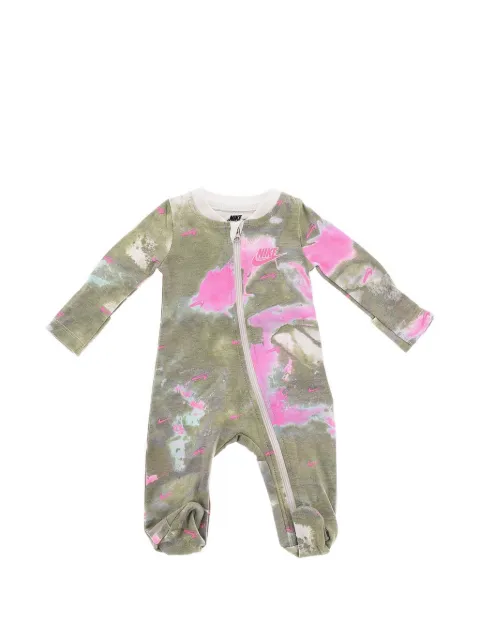 Nike Kids pelele con estampado de logo y efecto tie-dye