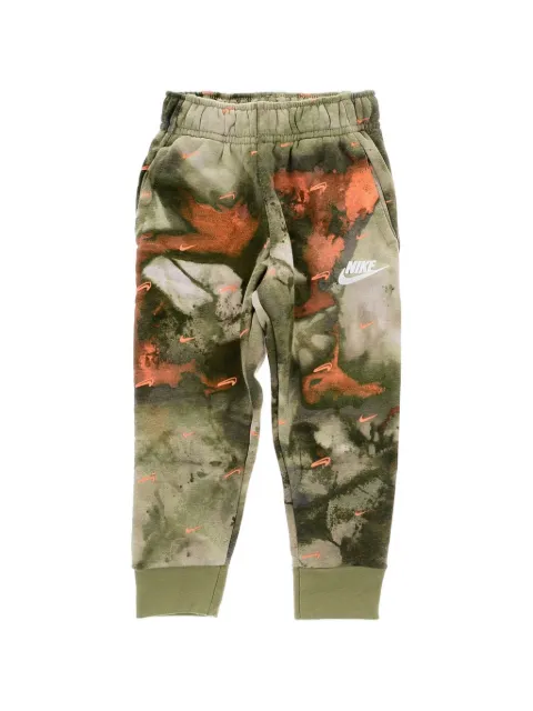 Nike Kids tie-dye effect track pants