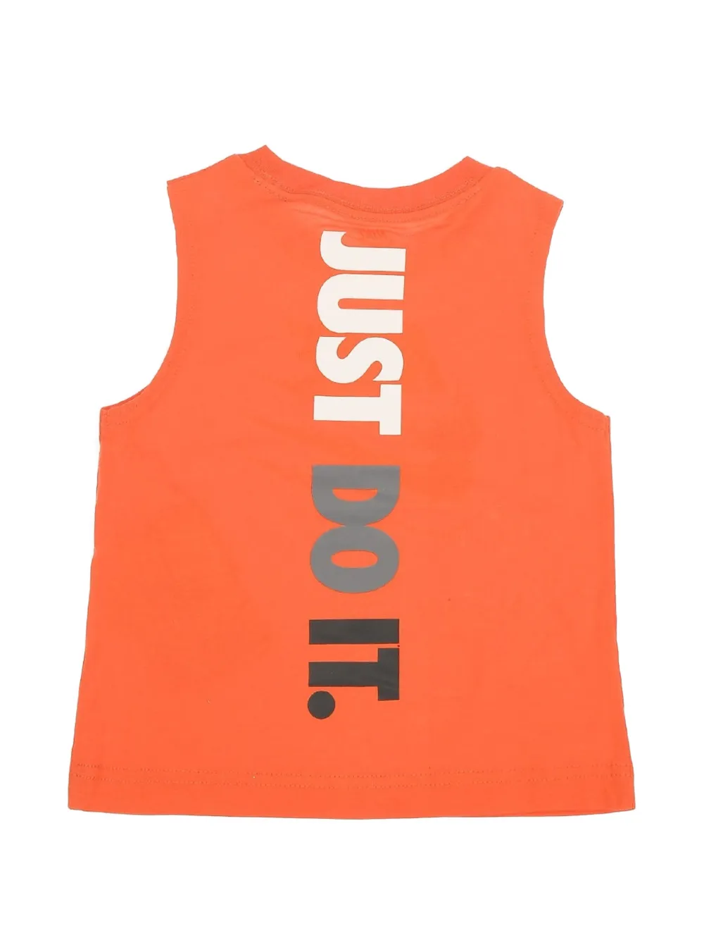 Nike Kids logo-print tank top and shorts set Oranje