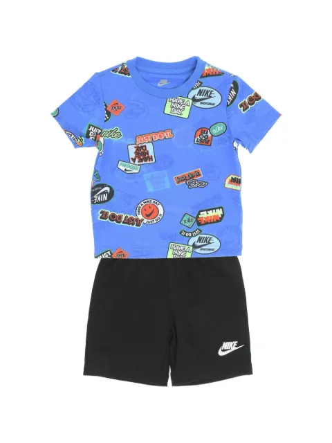 Nike Kids logo-print T-shirt and shorts set