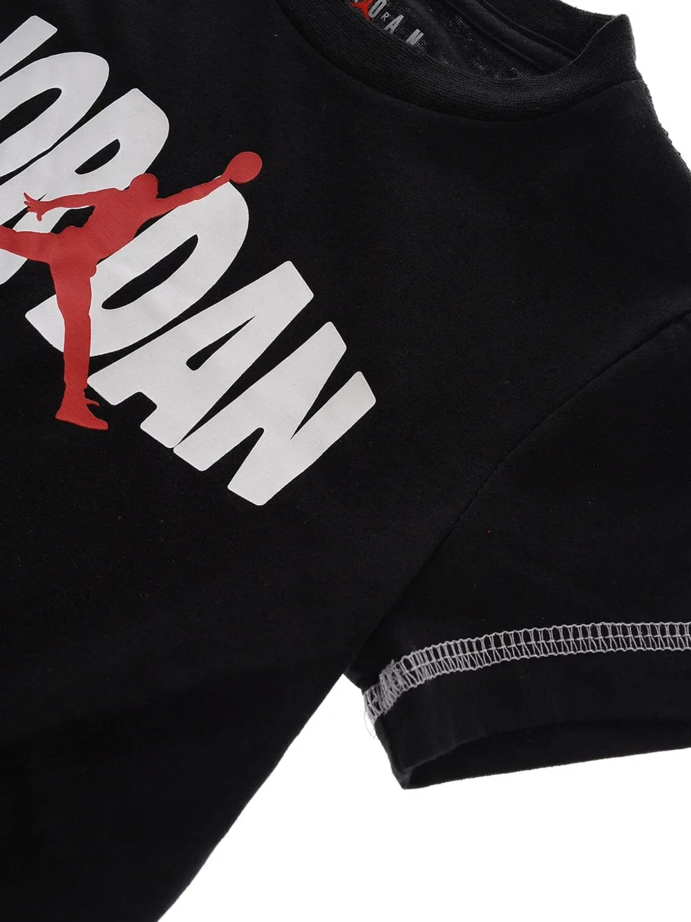 Jordan Kids logo-print shorts set Rood