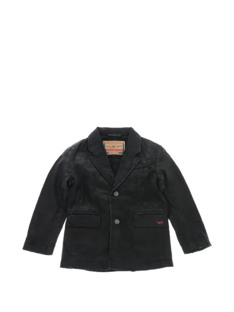 Diesel Kids coated cotton blazer