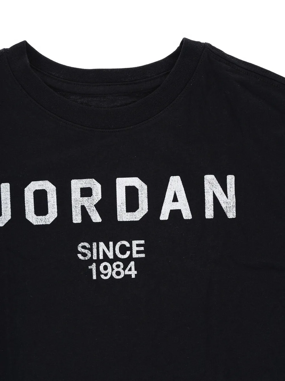 Jordan Kids T-shirt met logoprint Zwart