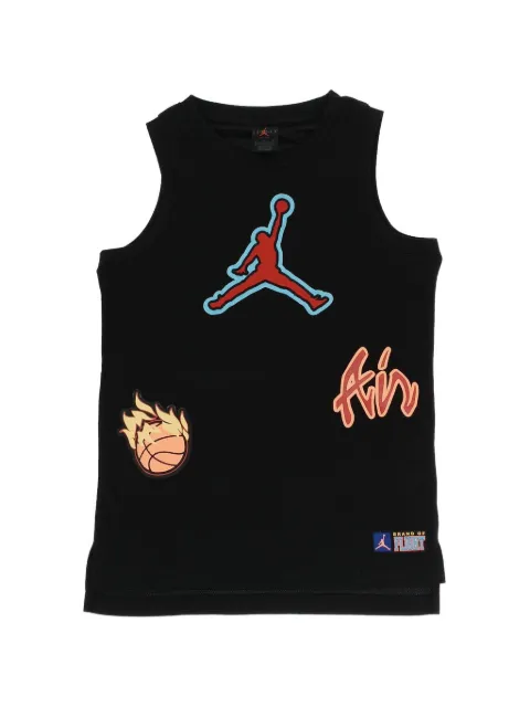 Jordan Kids logo-print tank top