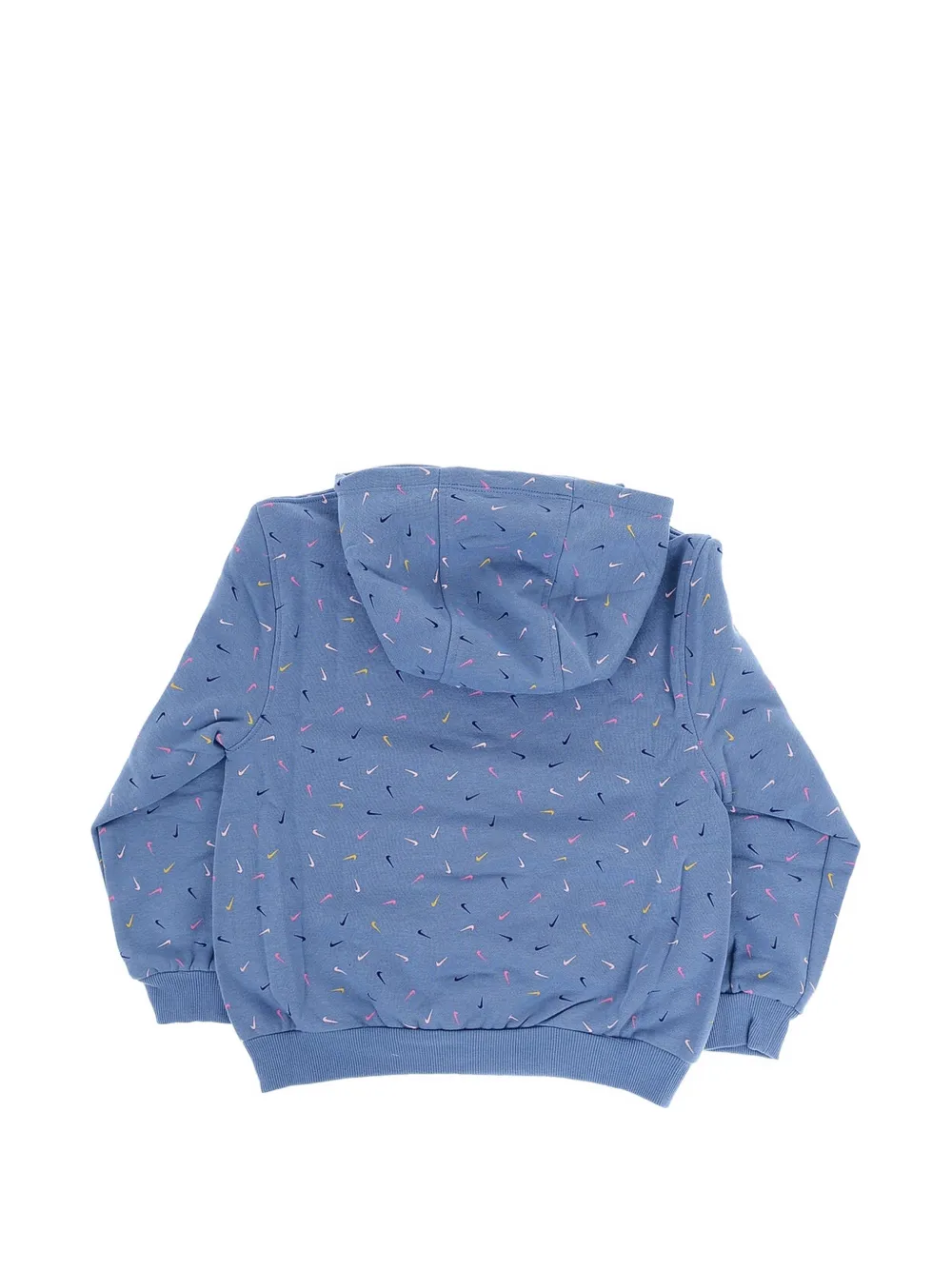 Nike Kids logo-print hoodie Blauw