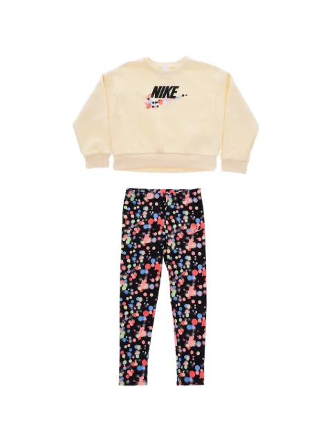 Nike Kids logo-print leggings set