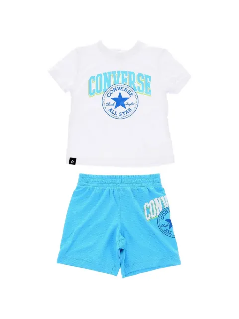 Converse Kids set de pantalones cortos con logo estampado