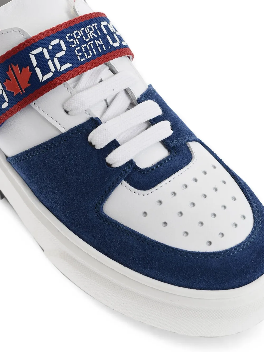 DSQUARED2 KIDS Sport Edtn.09 touch-strap sneakers Wit