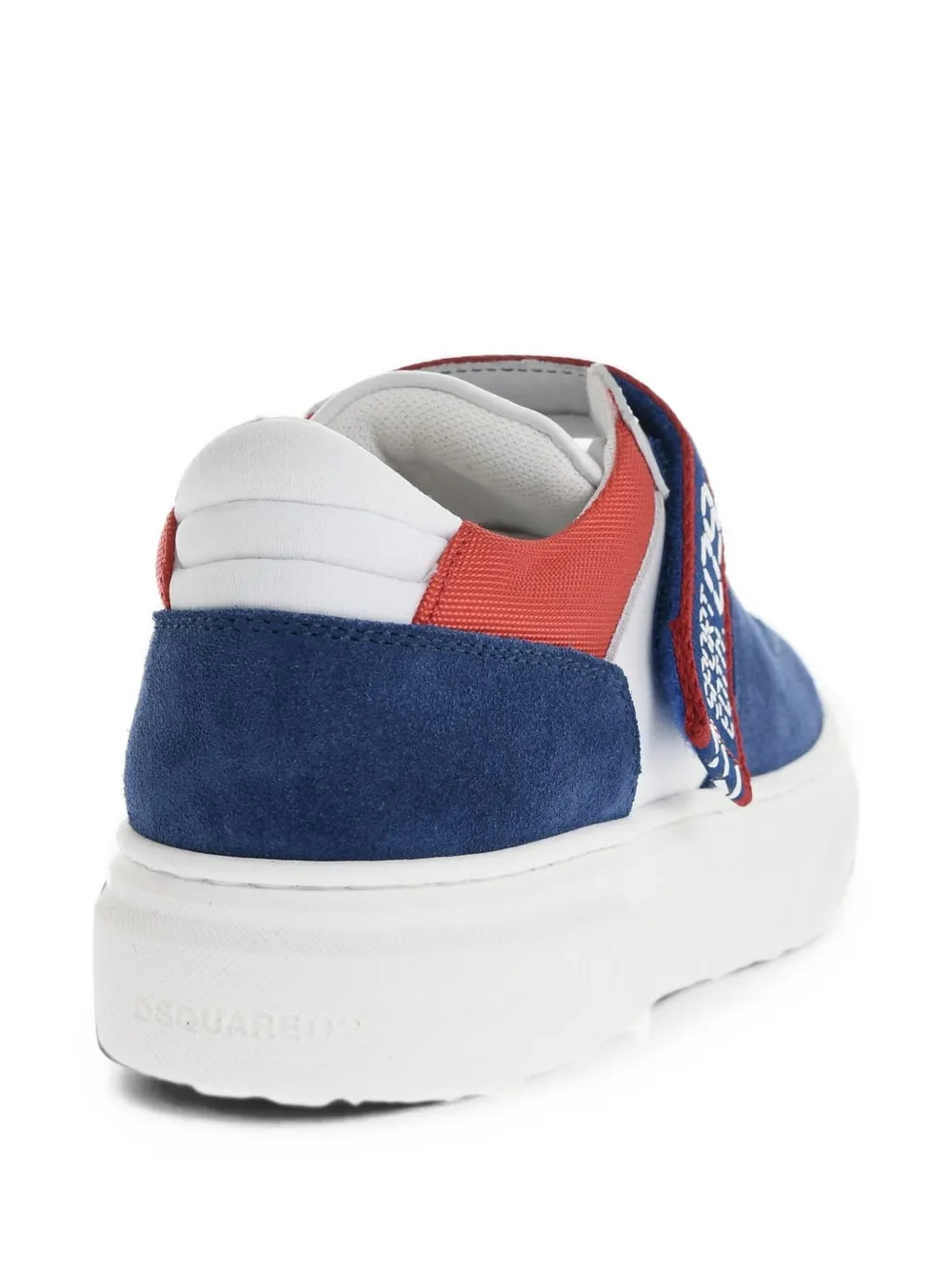 DSQUARED2 KIDS Sport Edtn.09 touch-strap sneakers Wit