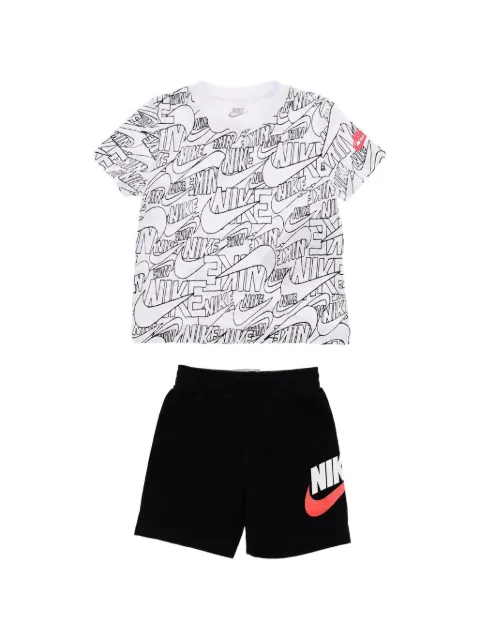 Nike Kids logo-print T-shirt and shorts set