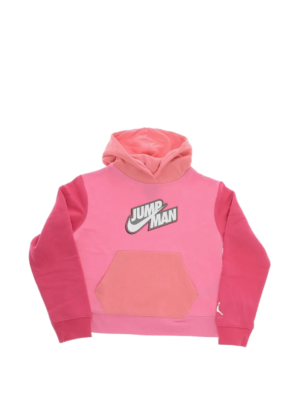 Jordan Kids Jump logo-print hoodie Roze