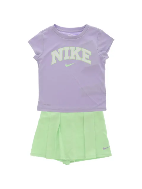 Nike Kids Conjunto de short Dri-FIT com logo