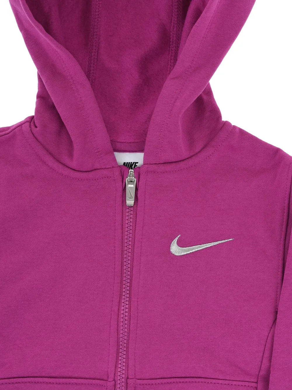 Nike Kids logo-mebroidery tracksuit set Roze