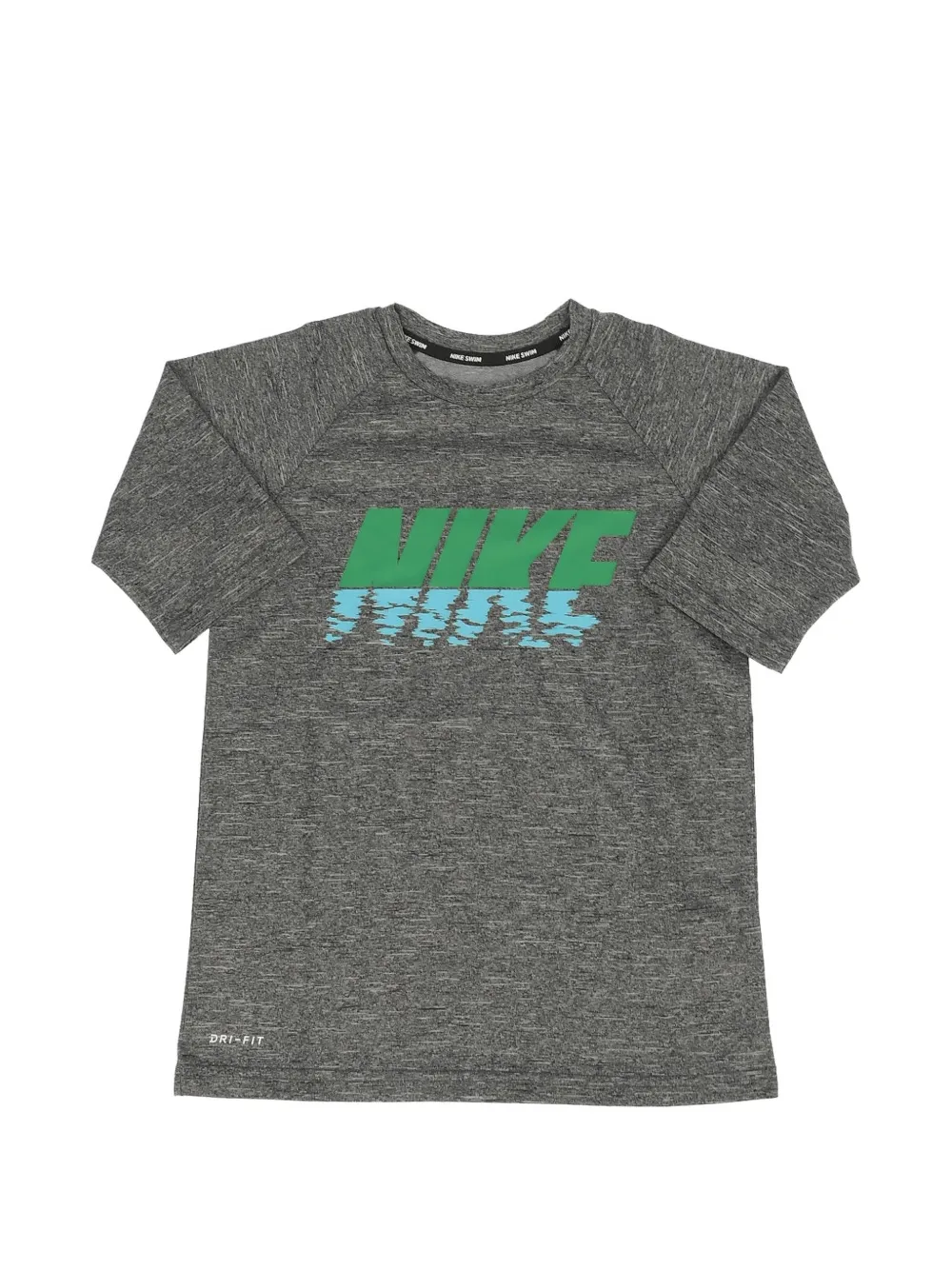 Nike Kids logo-print Dri-FIT T-shirt Grijs