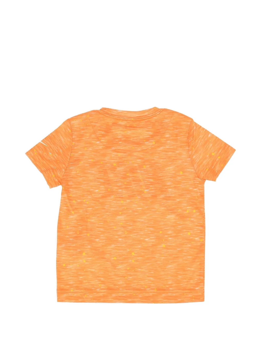 Nike Kids logo-print T-shirt Oranje