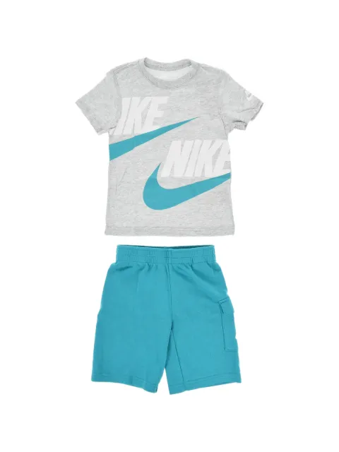 Nike Kids logo-print cargo shorts set (set of two)