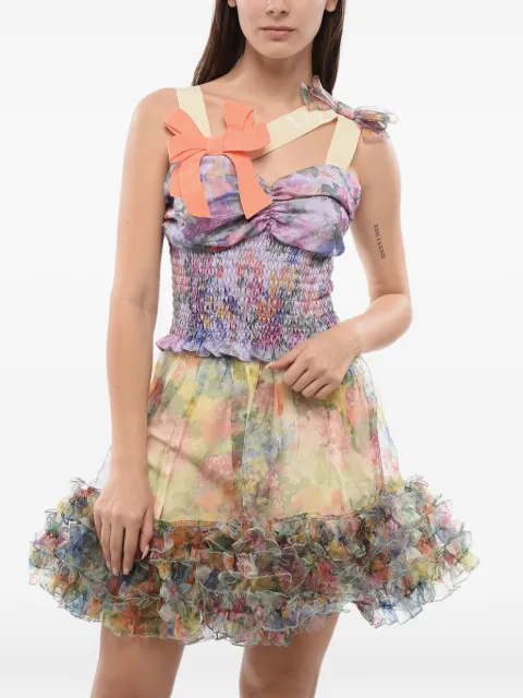Viktor & Rolf Haute Fantaisie floral-print bow-detail top