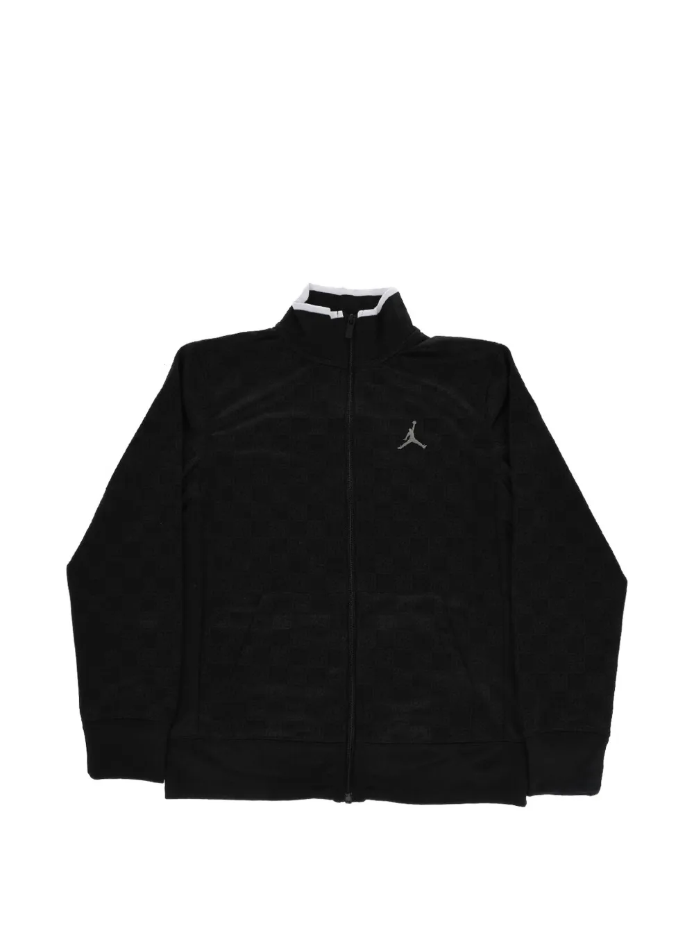 Nike Kids sweat zippé Air Jordan à motif monogrammé - Noir