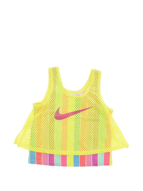 Nike Kids Dri-FIT logo-print tank top
