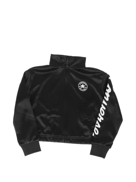 Converse Kids logo-print zip-up sweatshirt