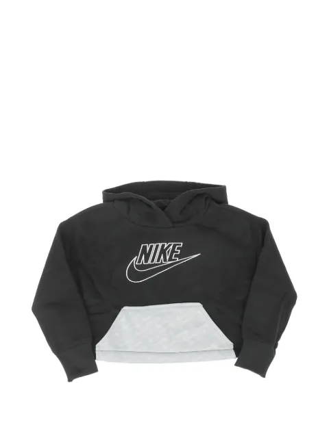 Nike Kids logo-embroidered hoodie