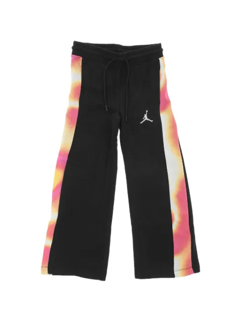 Jordan Kids tie-dye-stripe track pants