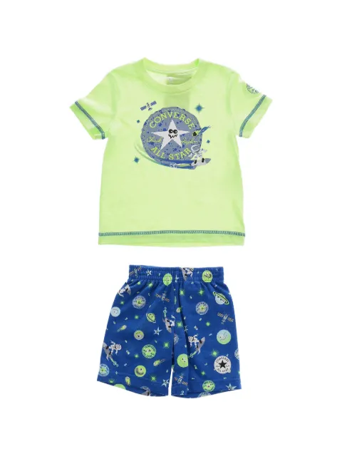 Converse Kids set de bermudas con estampado espacial