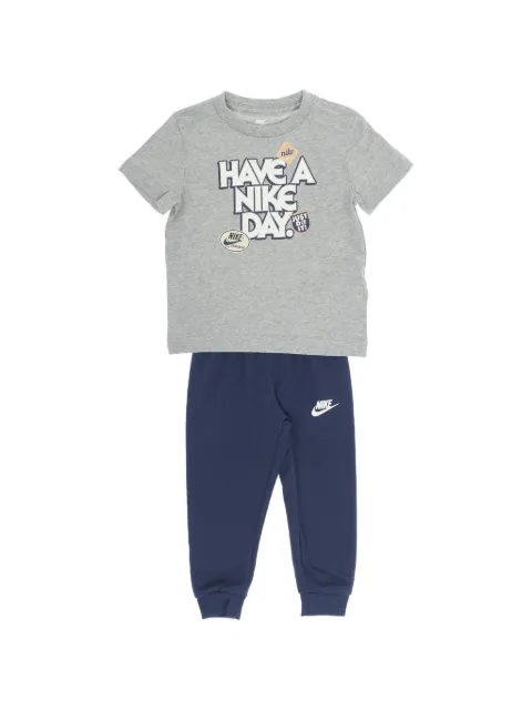 Nike Kids logo-print tracksuit