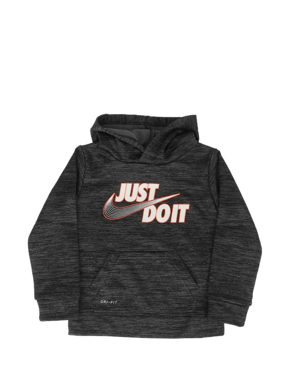 Nike Kids' Logo-print Dri-fit Hoodie In Black