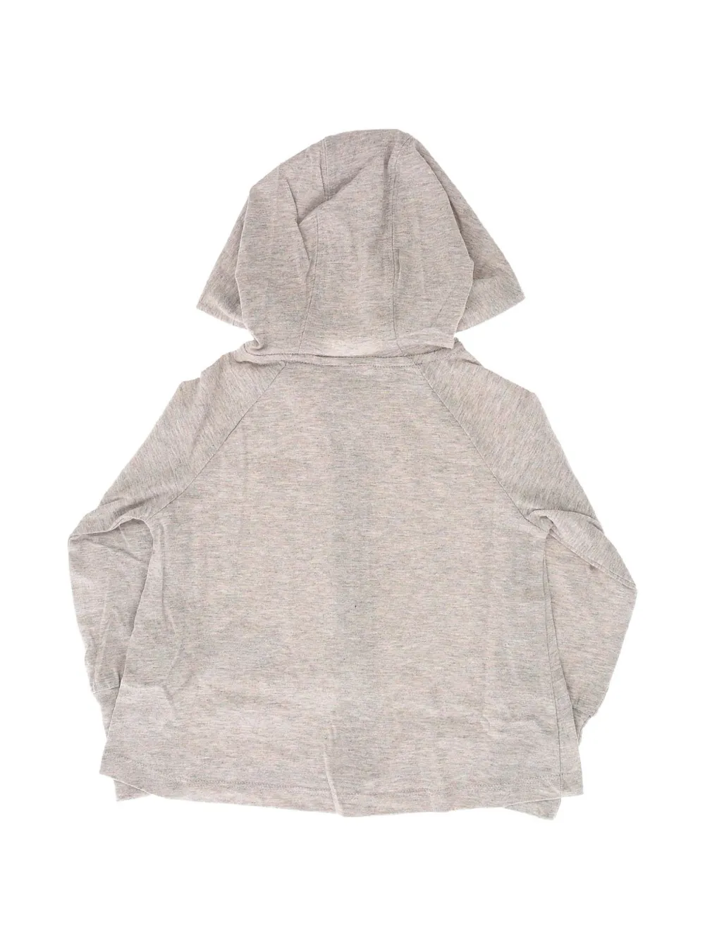 Nike Kids logo-motif zip-up hoodie Grijs
