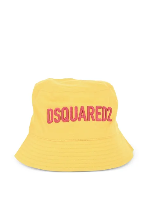 DSQUARED2 KIDS logo-embroidered bucket hat