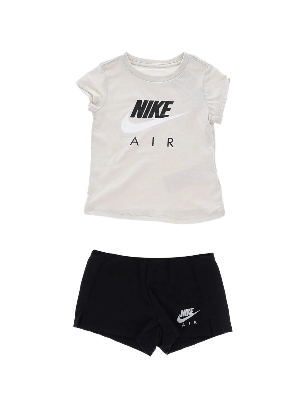 Nike Kids logo-print T-shirt and shorts set Veelkleurig