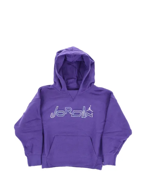 Nike Kids Air Jordan logo-print hoodie