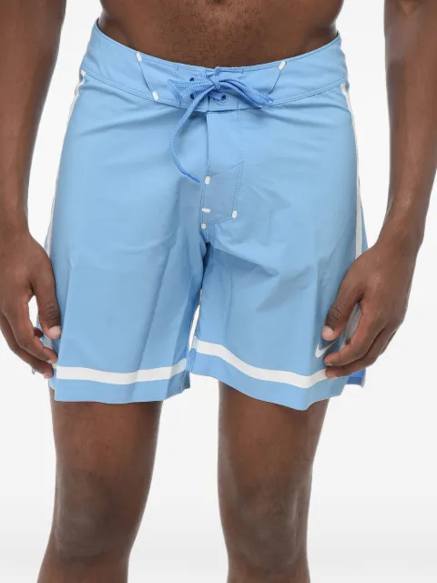 Nike Fadeaway logo-print swim trunks