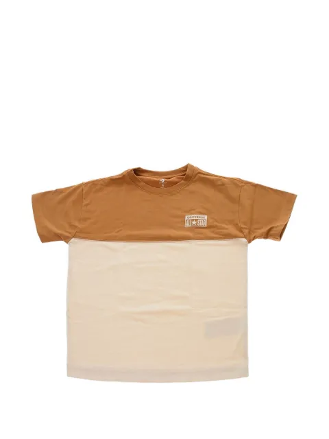 Converse Kids logo-print colour-block T-shirt