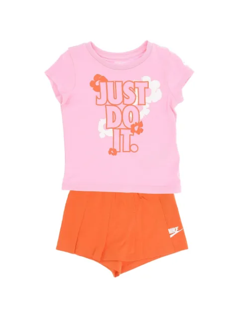 Nike Kids logo-print T-shirt shorts set
