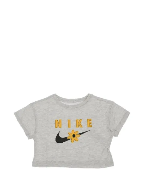 Nike Kids logo-embroidered T-shirt
