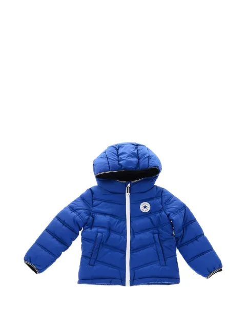 Converse Kids quilted hooded jacket