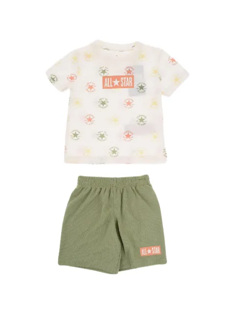 Converse Kids set de bermudas y camiseta All Star Chuck Taylor con logo