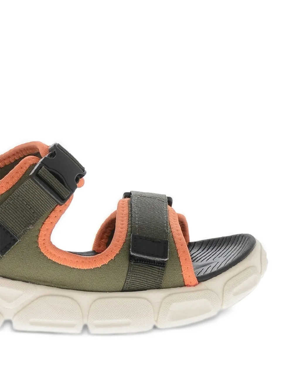 Diesel touch-strap canvas sandals Groen