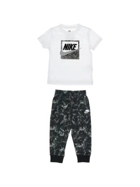 Nike Kids logo-print track pants and T-shirt set