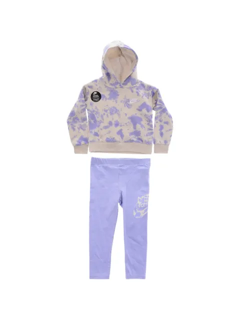 Nike Kids tie-dye effect tracksuit